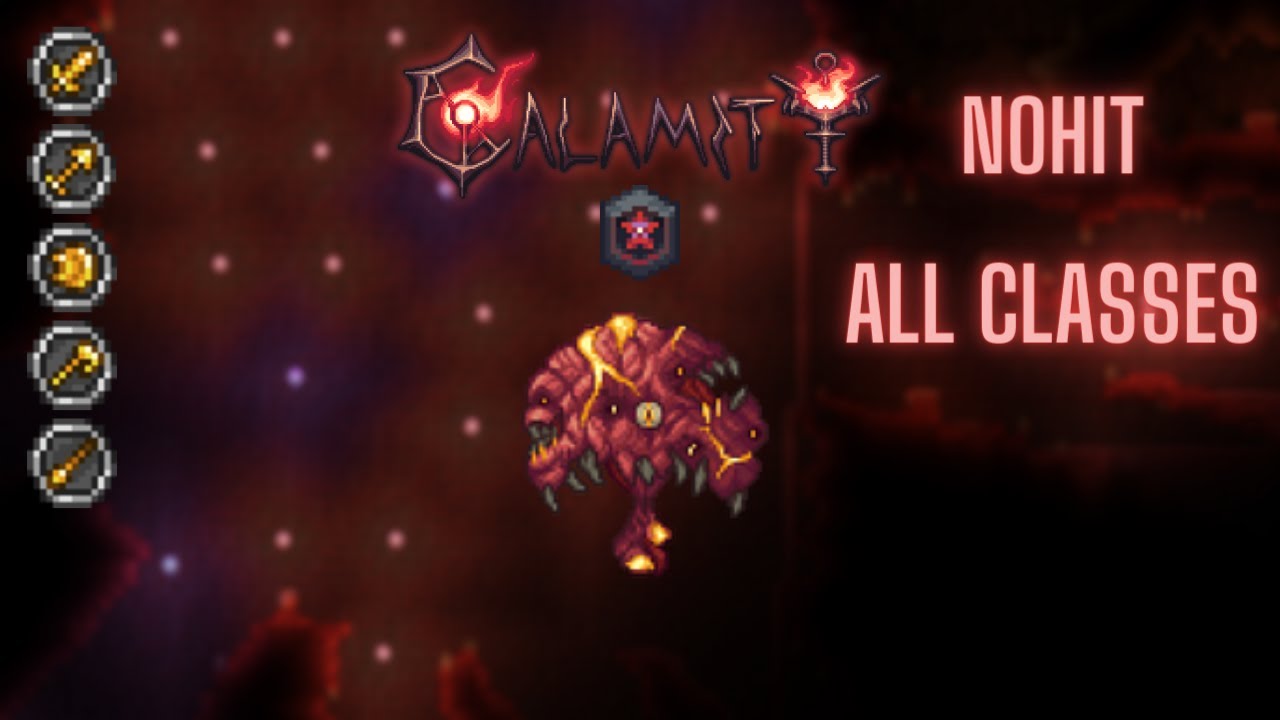 Terraria Calamity: The Perforators Master Death Mode No Hit All Classes