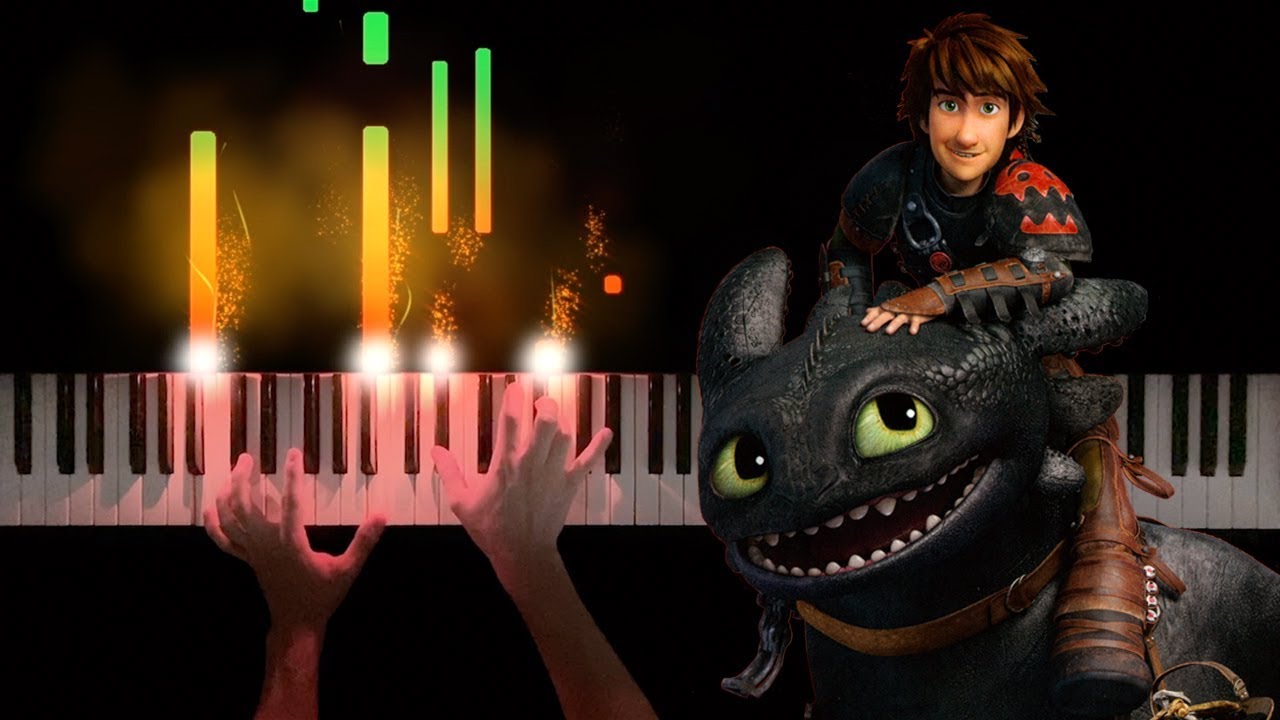 Romantic Flight (Piano Cover) - How to Train Your Dragon
