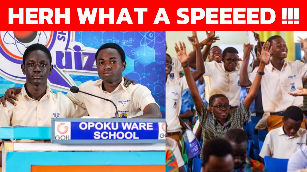Huh🔥😱 What An Electrifying SPEED RACE By Opoku Ware School | #NSMQ2025
