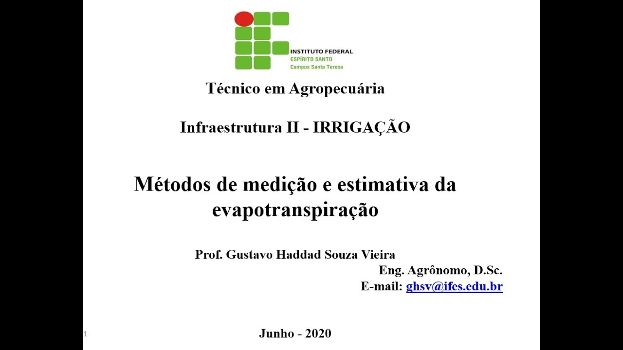 Medição e estimativa da ET - 2020 06 22 1