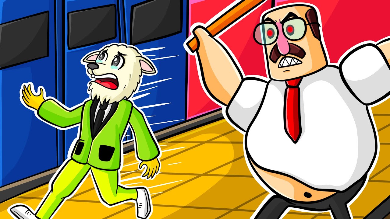 Utíkám před NAŠTVANÝM UČITELEM v Robloxu!