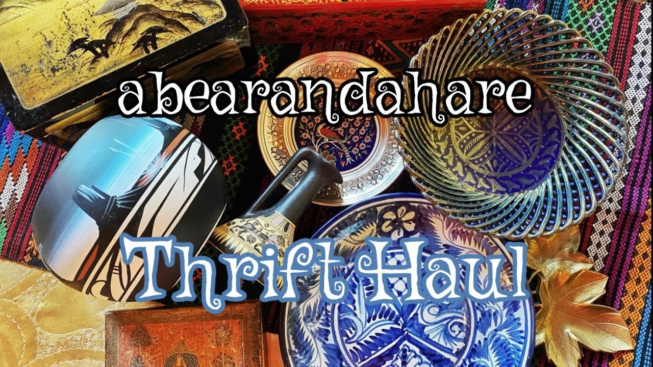 Just Another Awesome Eclectic, Vintage Home Decor Thrift Haul from Goodwill for Resale and Keeps