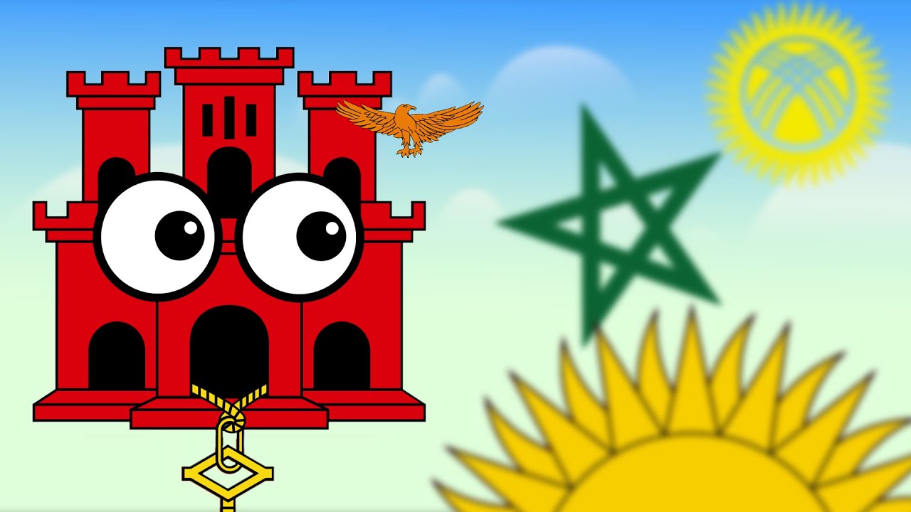 Я создал пейзаж с замком Гибралтара