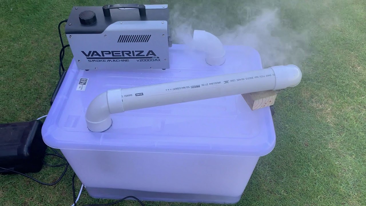 Low Lying Fog without Chiller for Halloween Display