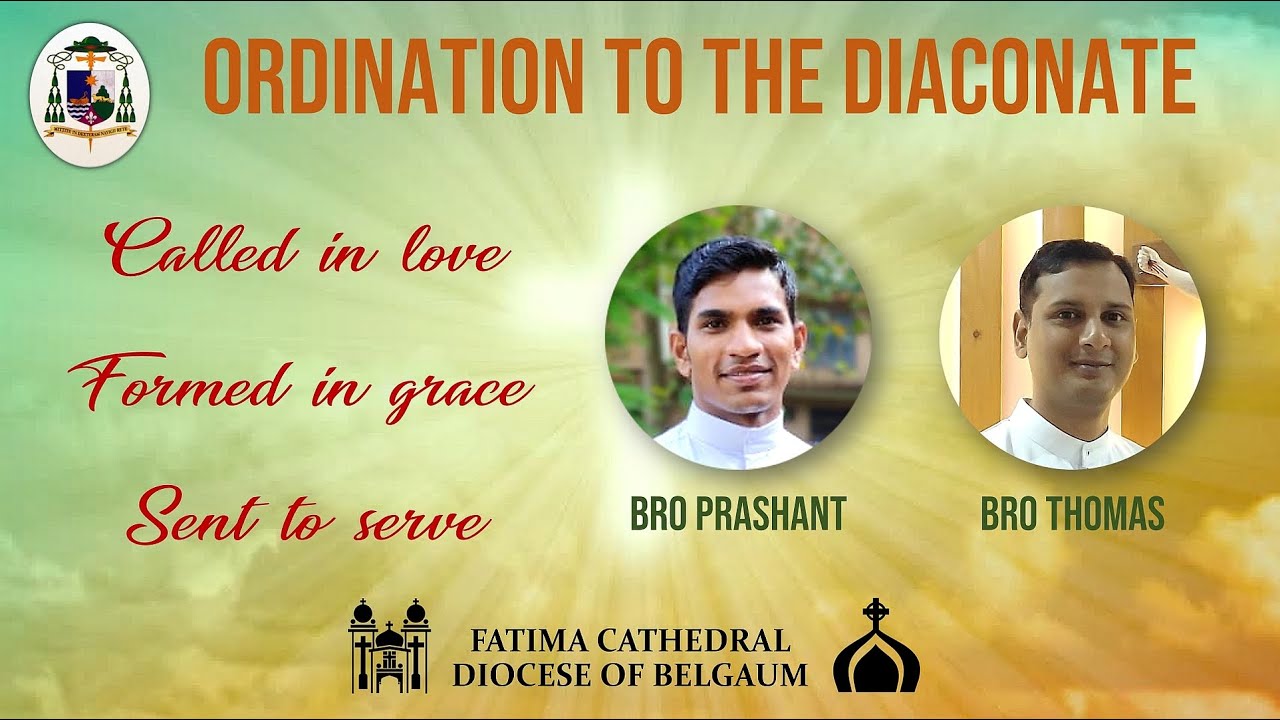 Ordination to the Diaconate of Bro Prashant and Bro Thomas | Fatima Cathedral, Belgaum | Dec 5, 2022