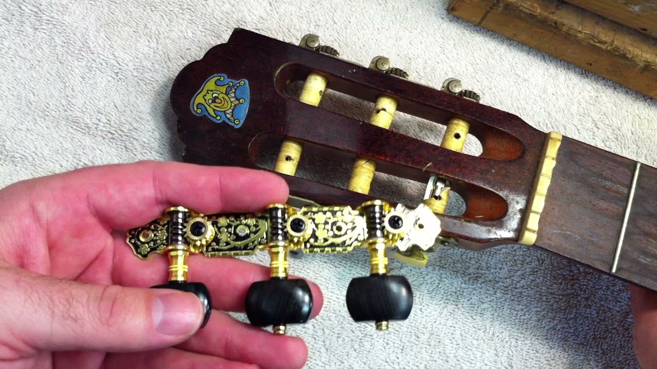 Replacing Tuners on a Classical Guitar