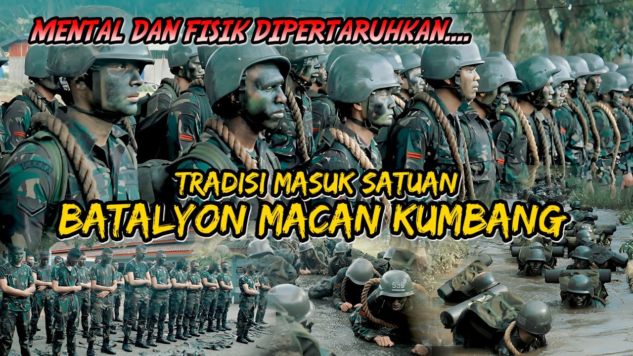 TRADISI MASUK SATUAN BARU - YONIF RAIDER 515 KOSTRAD - MACAN KUMBANG