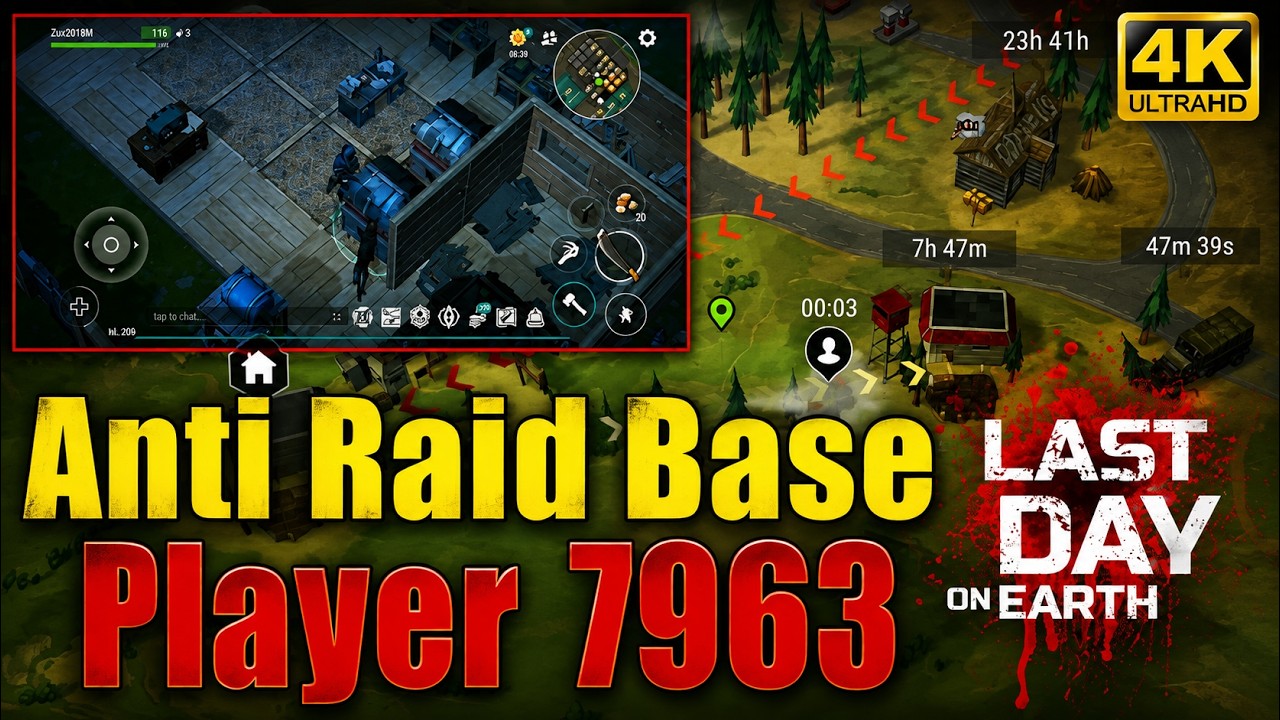 Anti Raid Base Player 7963 Last Day on Earth Survival 4K