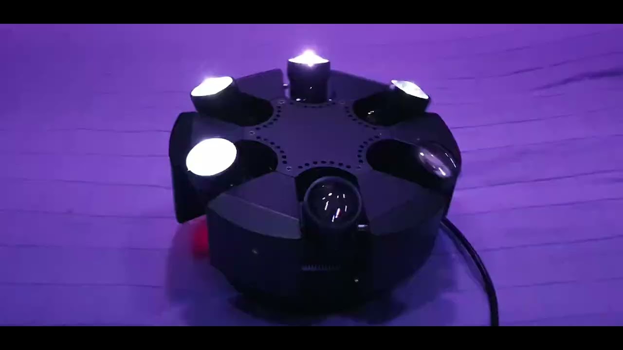 Yuer moving 6 heads smart beam 6x10W LED RGB