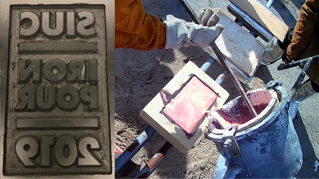 Making A Solid Cast Iron Printing Plate | SIUC Artists | Sculpture and Printmaking