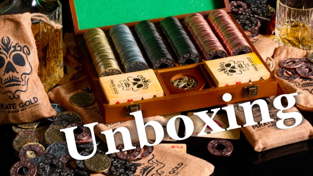 Unboxing Pirate Gold Poker Set + Magic Tricks!