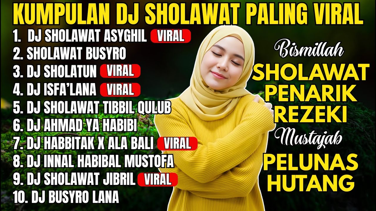 KUMPULAN SHOLAWAT VIRAL TERBARU 2025 | SHOLAWAT JIBRIL PEMBUKA REJEKI, SHOLAWAT HABBITAK X ALA BALI