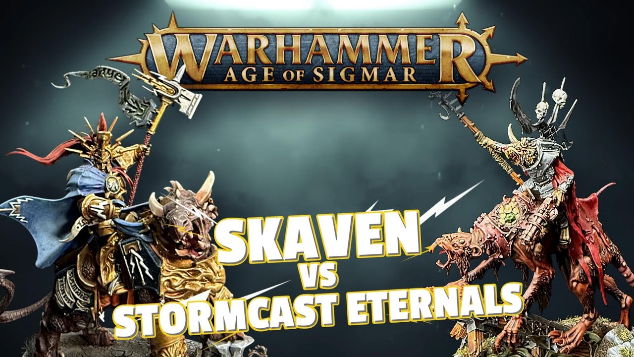 AoS Spearhead - Stormcast Eternals vs Skaven - Krolm