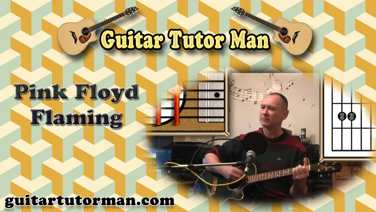Flaming - Pink Floyd - Acoustic Guitar Tutorial