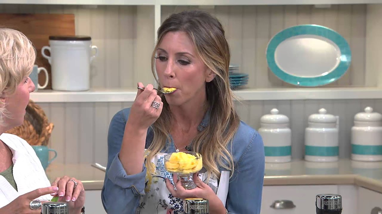 Yonanas Elite Frozen Treat Maker with Recipe Book with Stacey Stauffer