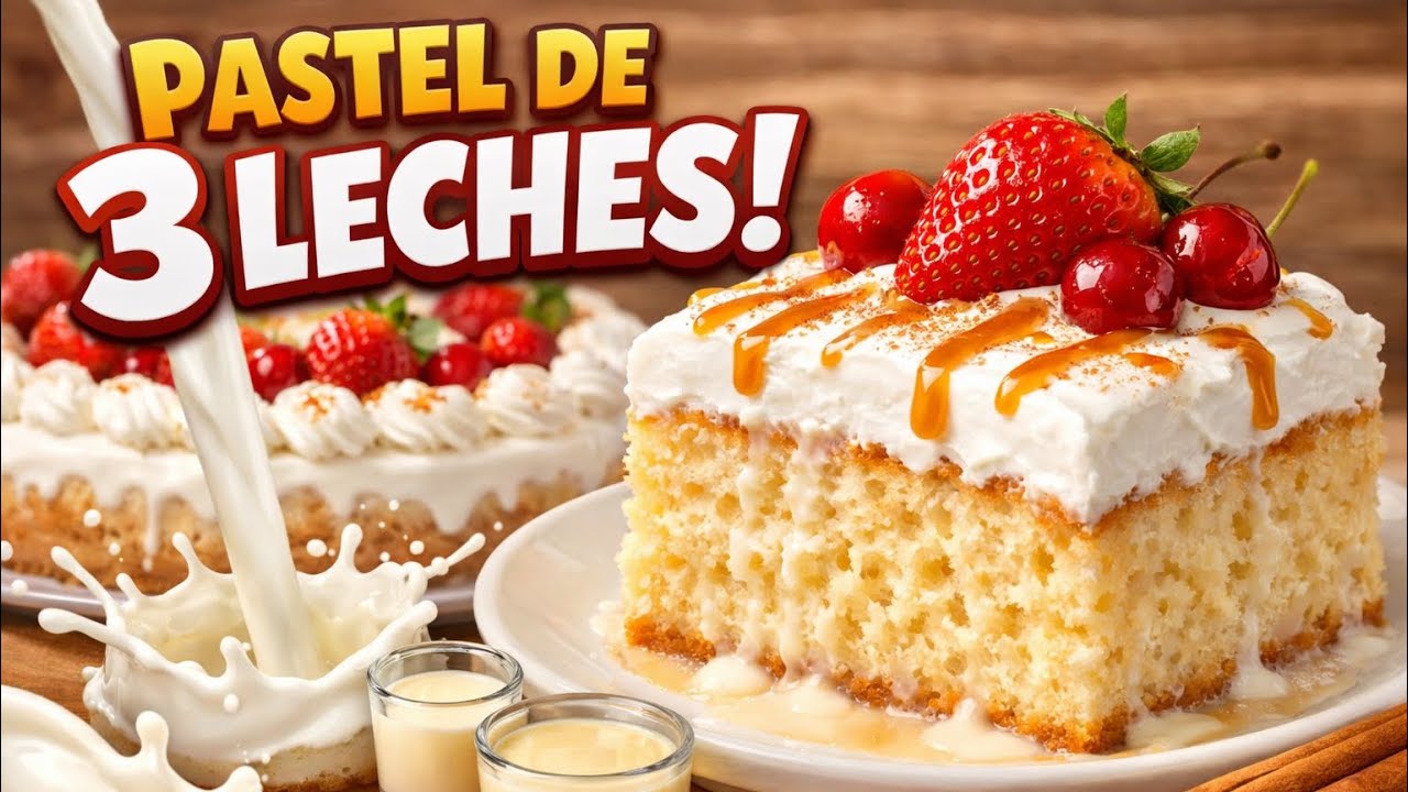 Pastel de 3 leches