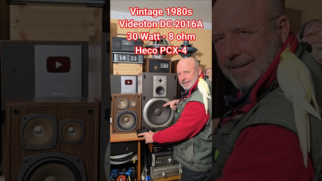 Videoton DC2016A vs. Heco PCX-4: 80s Speaker Battle!
