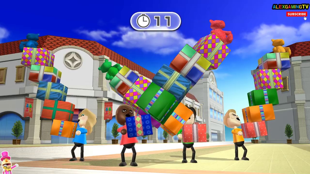 Wii Party - Battle of Mini Games ( Master CPU, Eng sub) Player Mal vs Emma vs Takumi vs Tyrone