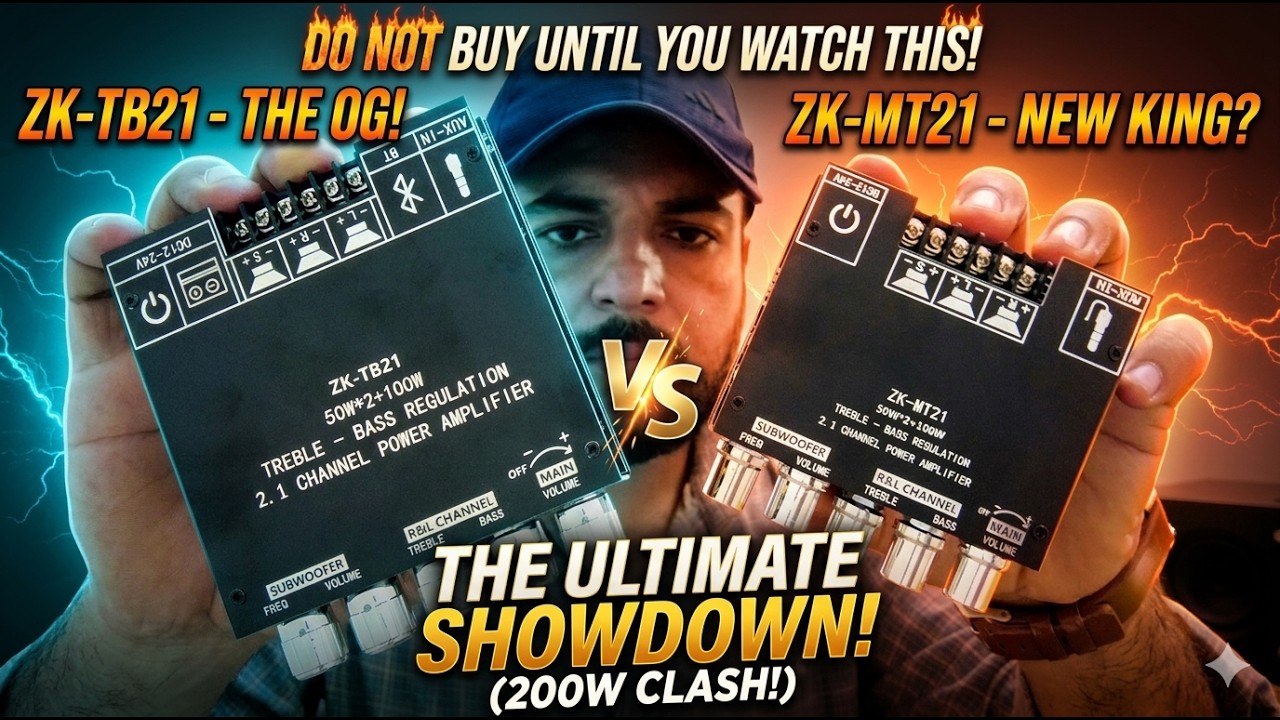 ZK-MT21 vs ZK-TB21: Bluetooth Amplifier Comparison - Which One Should You Buy?