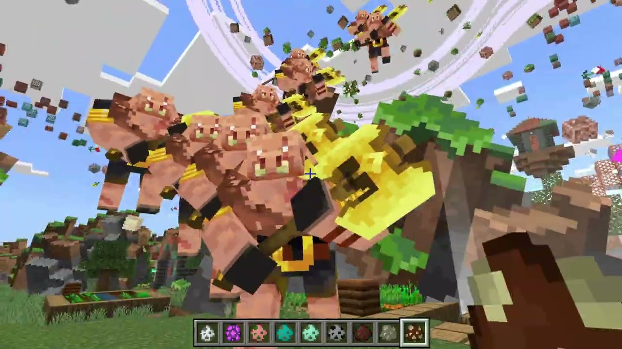 Mutant Creatures Bedrock x Black Hole ADDON in Minecraft PE