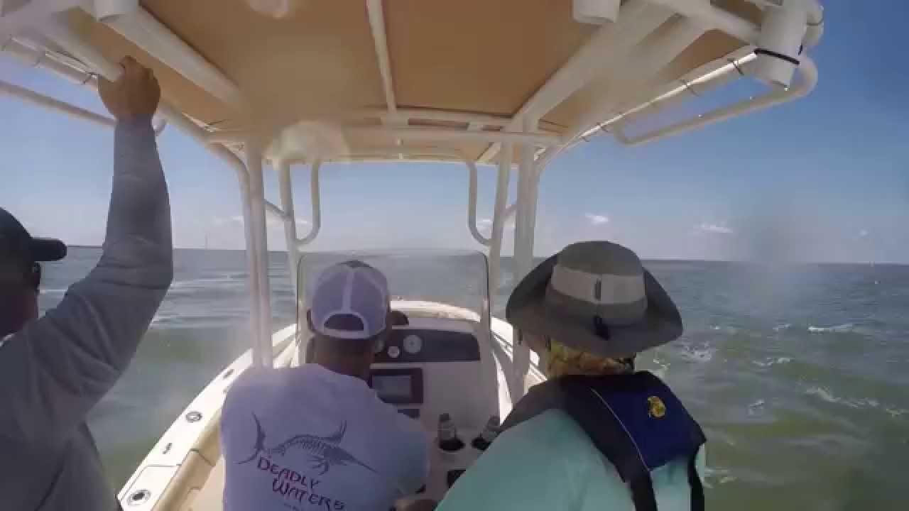 Heading Into the Jetties and Charleston Harbor