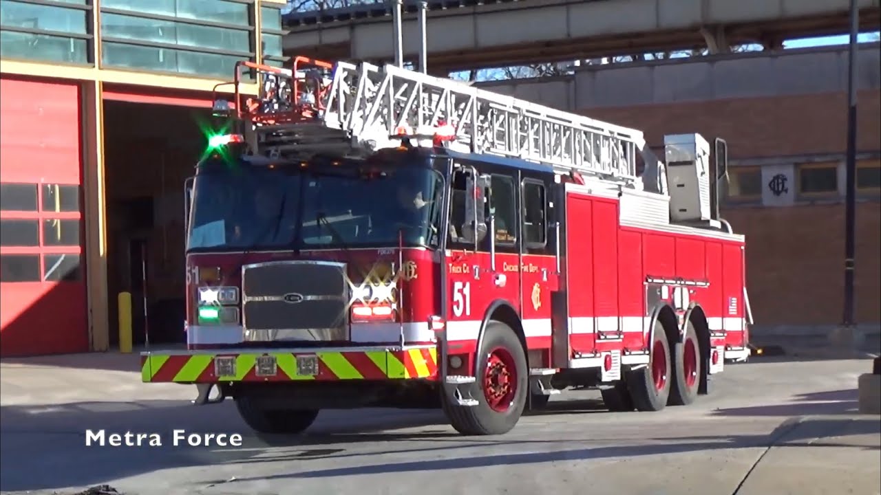 *NEW* Chicago Fire Dept Truck 51 & Ambulance 36 Responding