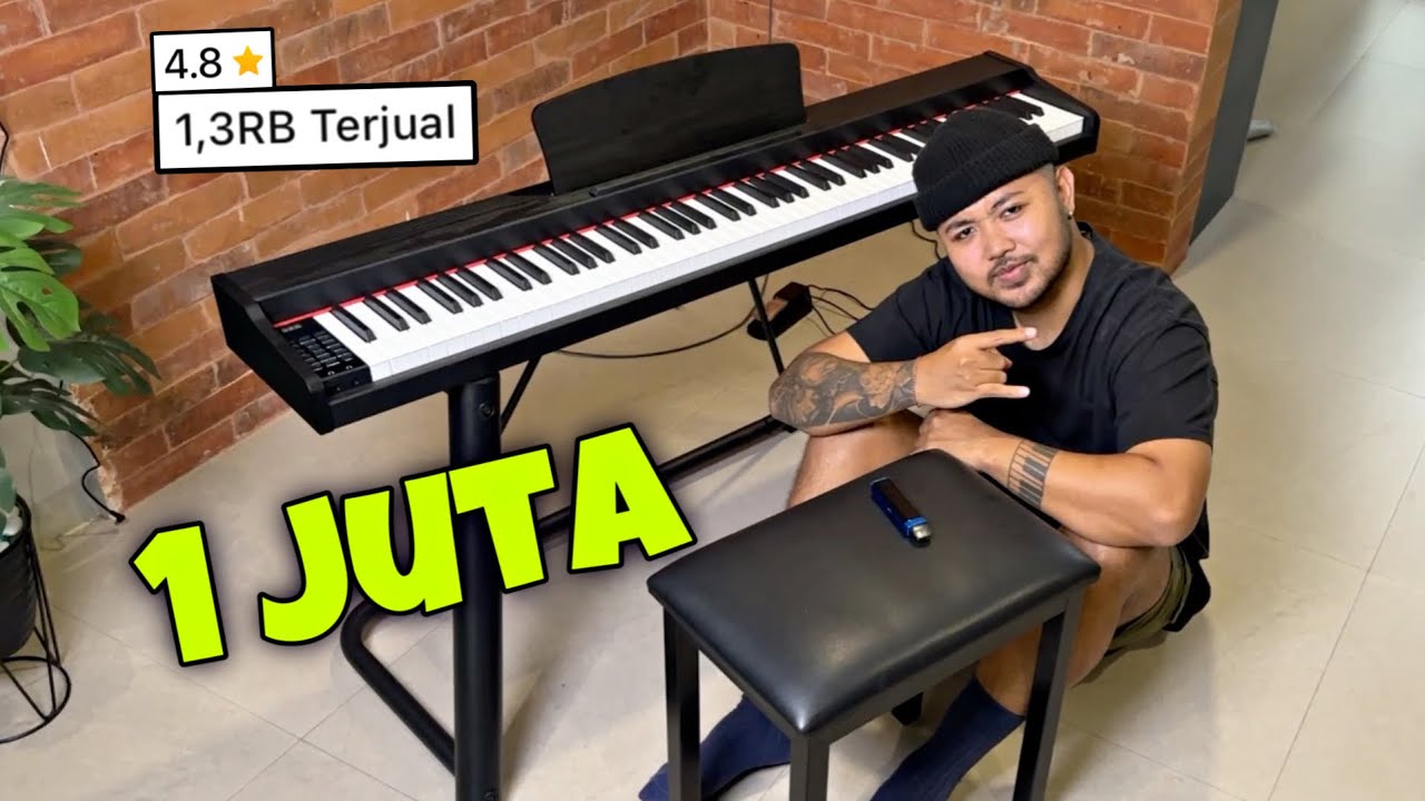 Cuma 1 Juta Bisa Dapet Piano Digital Se-Aesthetic Ini! Murah Tapi Ratingnya Bagus! Piano Benston