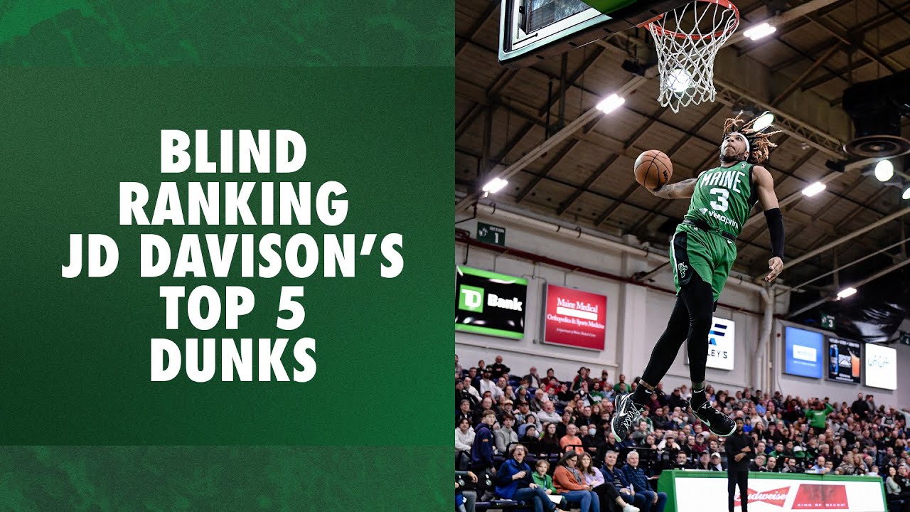 Maine Celtics players blind rank JD Davison's Top 5 Dunks