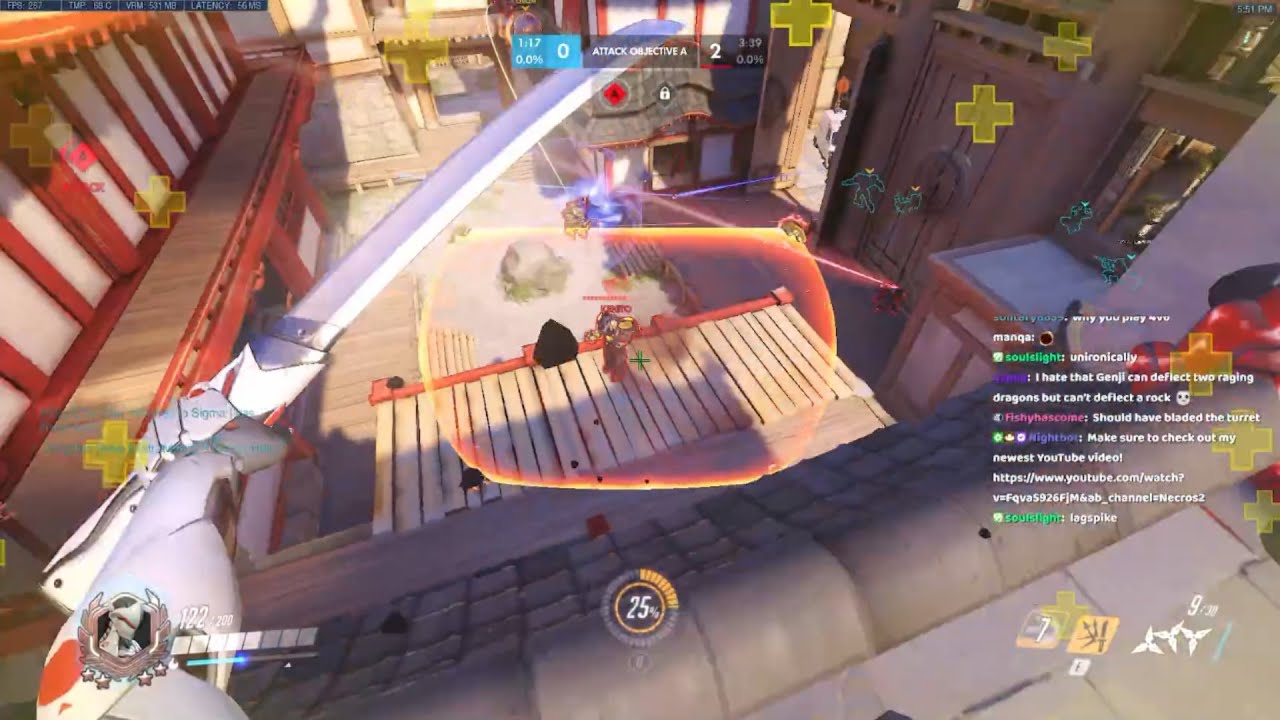 Overwatch Fastest Genji God Necros Assassin Of Hanamura -45 Elims-