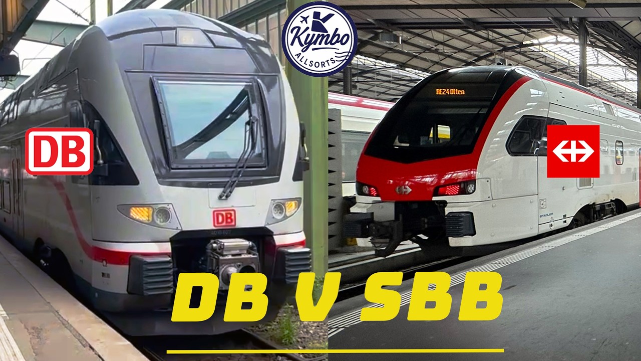 Stuttgart to Lucerne - Compare the pair - DB V SBB!