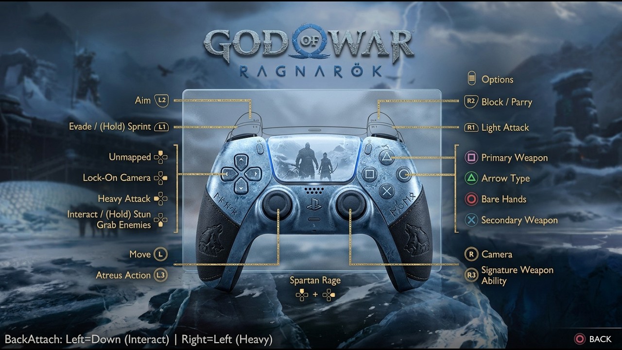 God of War: Ragnarok · PS5 · Settings