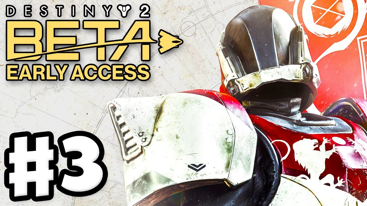 Destiny 2 Beta Early Access - Gameplay Part 3 - Titan! Control PvP with ZanitorTV! (PS4 Pro)
