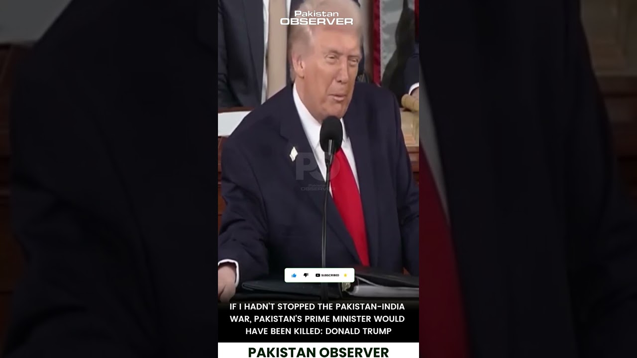 Trump&rsquo;s Explosive Claim on Pakistan-India War Mediation &ldquo;I Saved Pakistan&rsquo;s PM&rdquo; | Pakistan Observer