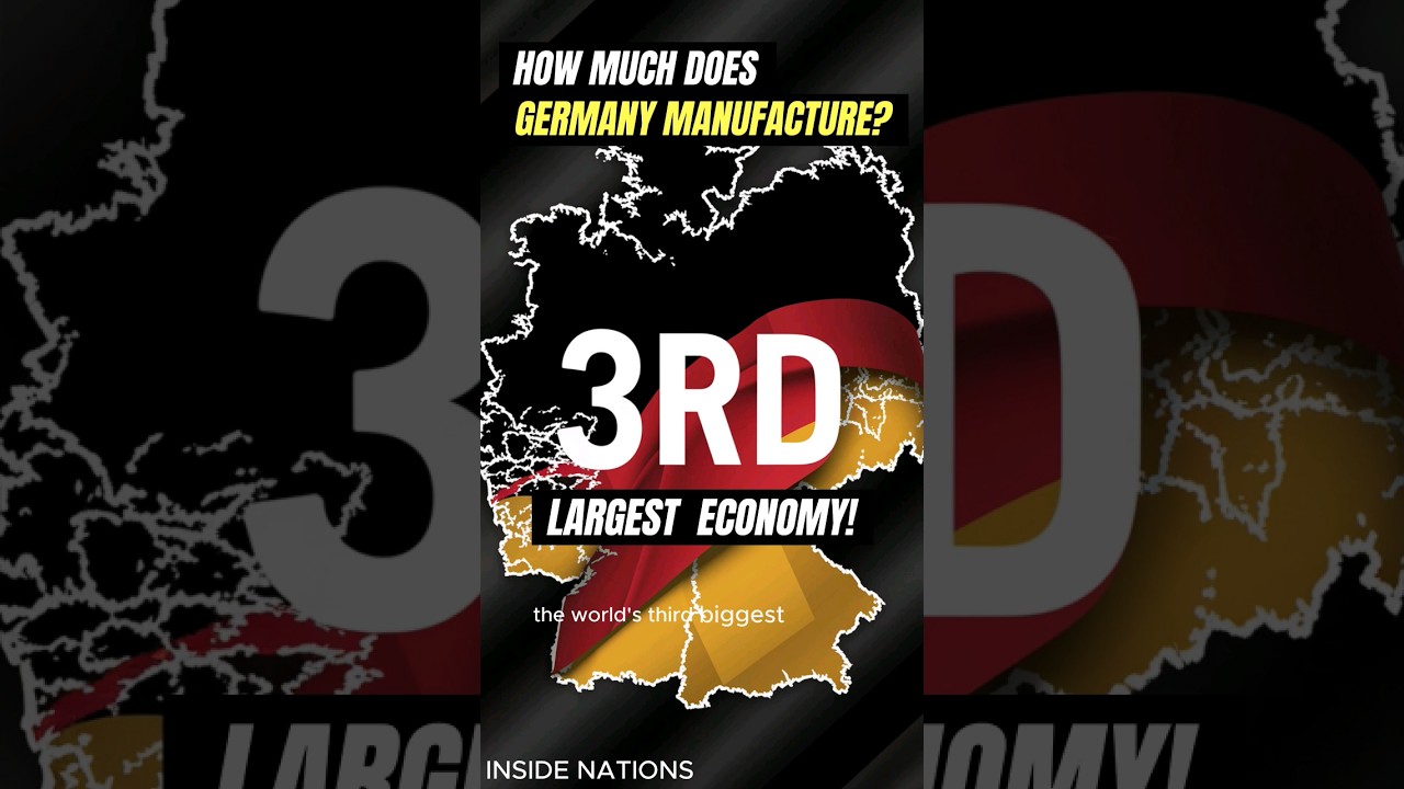 Germany Is A Manufacturing Powerhouse! #germany #economy
