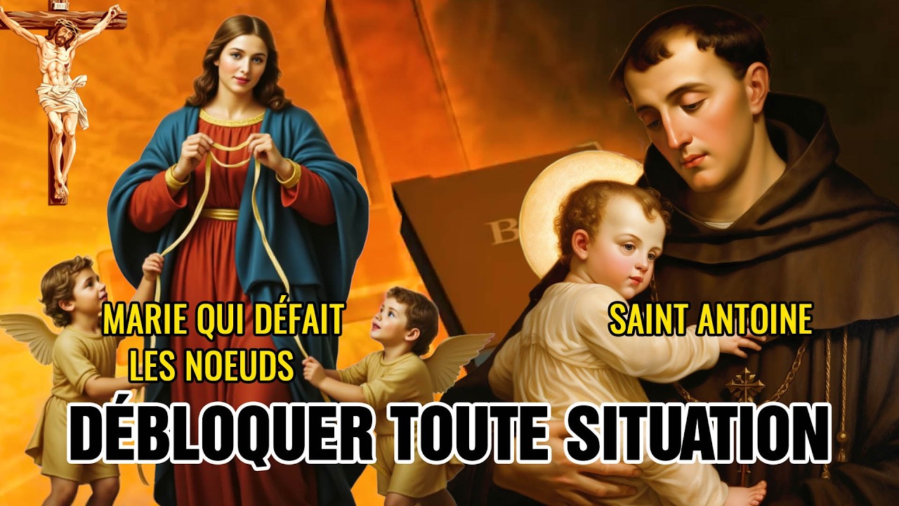 SAINTE RITA DE CASCIA et MARIE QUI DÉFAIT LES NOEUDS💖PRIÈRE POUR DES CAUSES DIFFICILES🙏