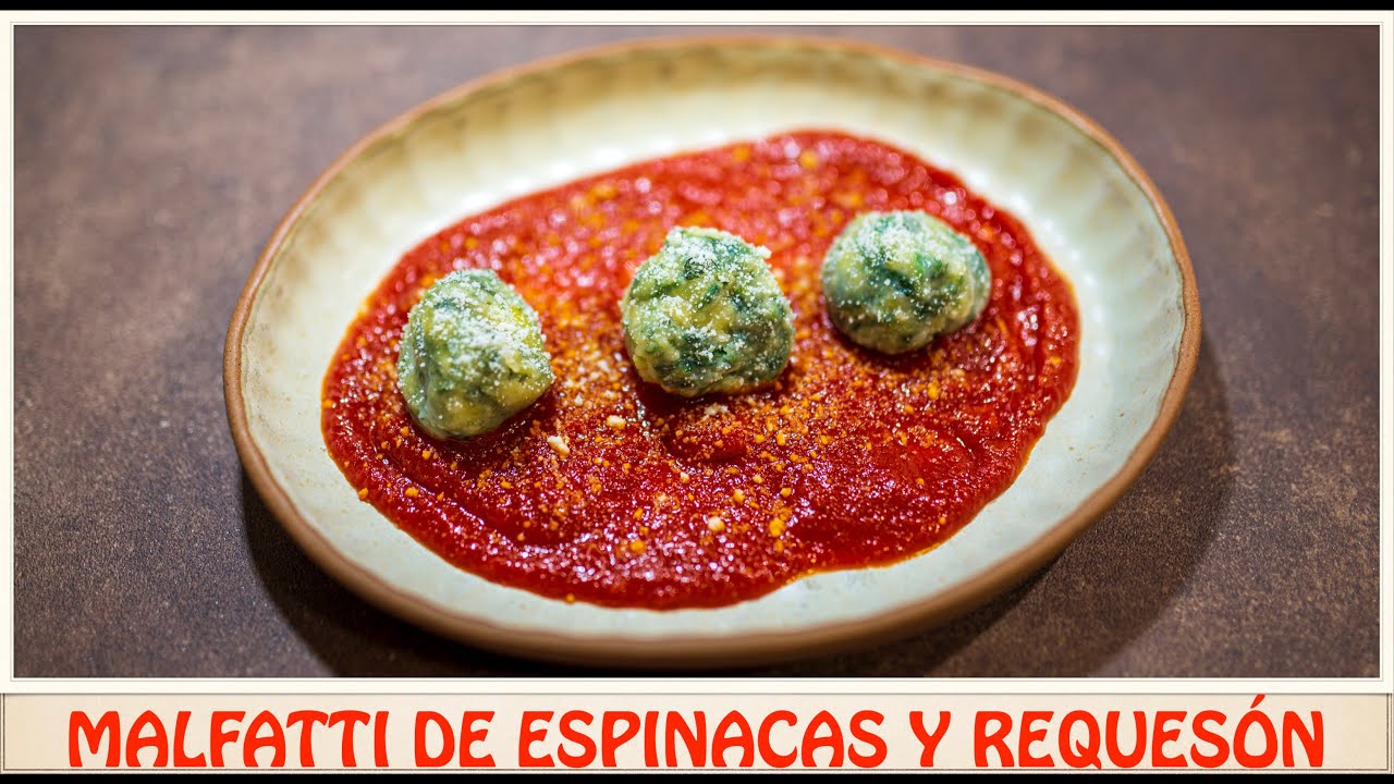 MALFATTI de Espinacas y Requesón Pasta para CELÍACOS Dumplings o Ñoquis CASEROS 🥬🧀🥬🇮🇹🇮🇹🇮🇹