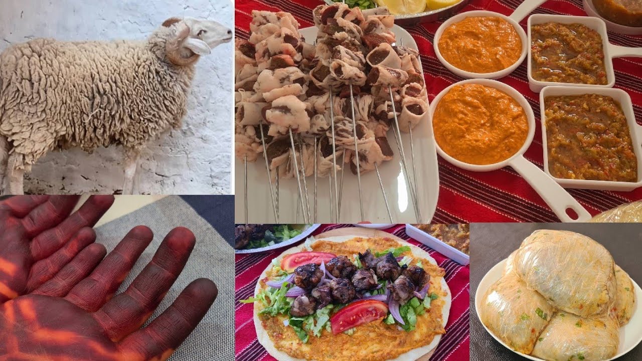 أجواء#عيد_الأضحى 🐏في داري 🇩🇿يوم_العيد 😍يد بيد مع بنياتي وطريقة عمل العصبان🥰