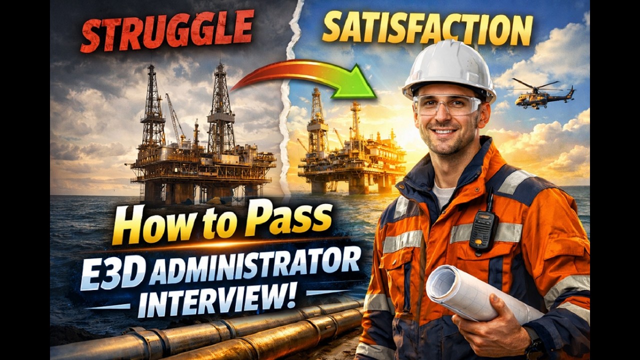 Struggle to Satisfaction | How to Pass AVEVA E3D Administrator Interview - Question 6