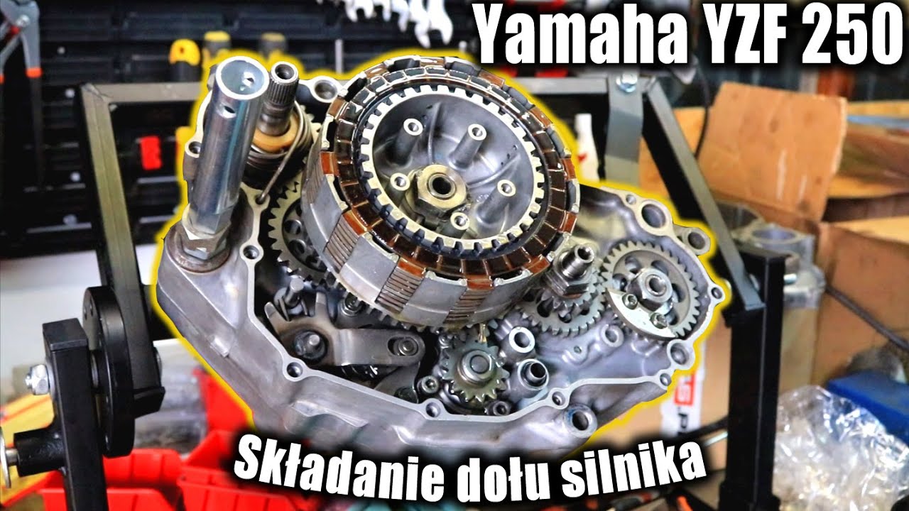Yamaha YZ250F - składanie dołu silnika | Bottom End Rebuild | Engine Assembly