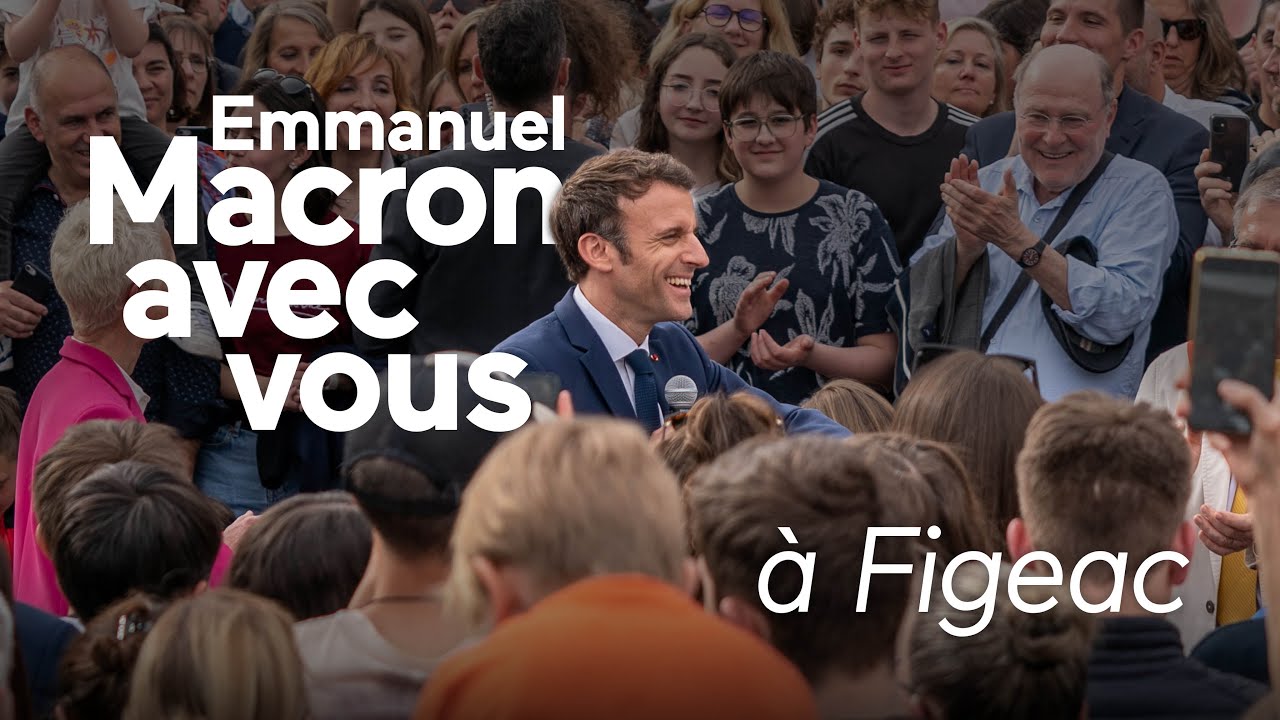 EN DIRECT | Emmanuel Macron avec vous à Figeac.