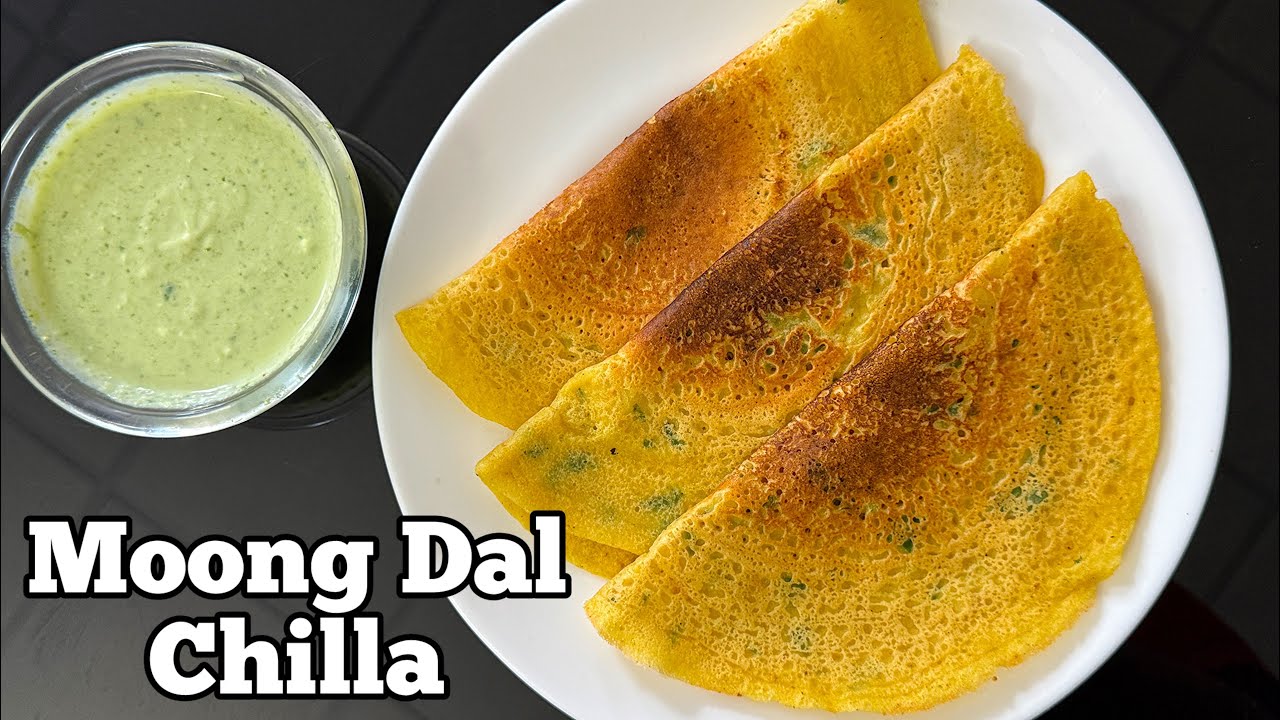 Moong dal chilla recipe for weight loss | dinner recipes indian vegetarian | new recipes 2025 veg