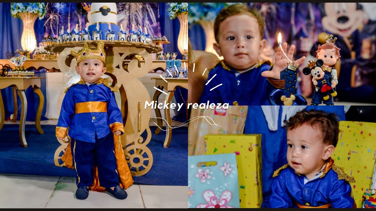 Festa de 1 ano do baby Anthony / Mickey realeza