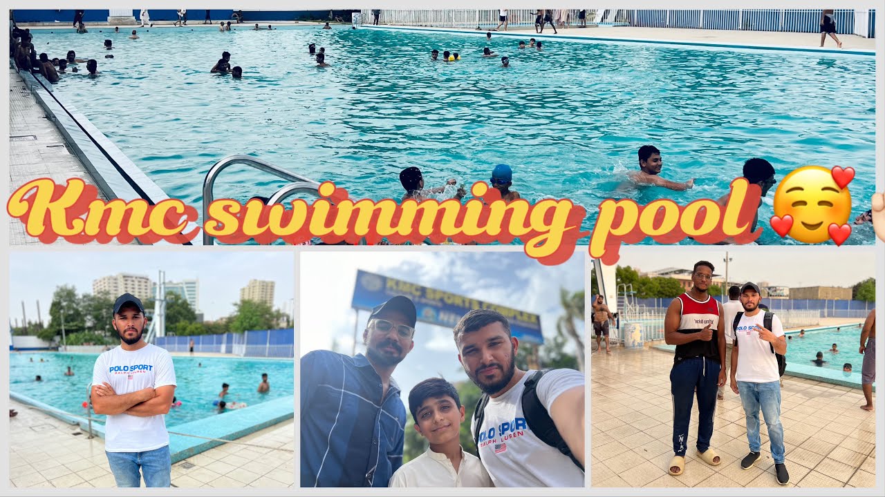 KMC Sport Complex|Biggest pool in Karachi|Meet up with African’s👍