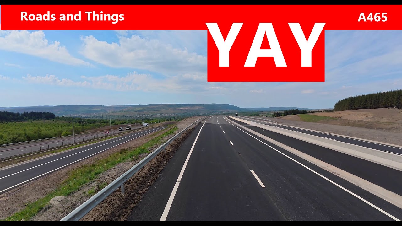 A465 Westbound – Epic New Dual Carriageway Drive | Dowlais Top to Hirwaun | 4K UHD Road Journey