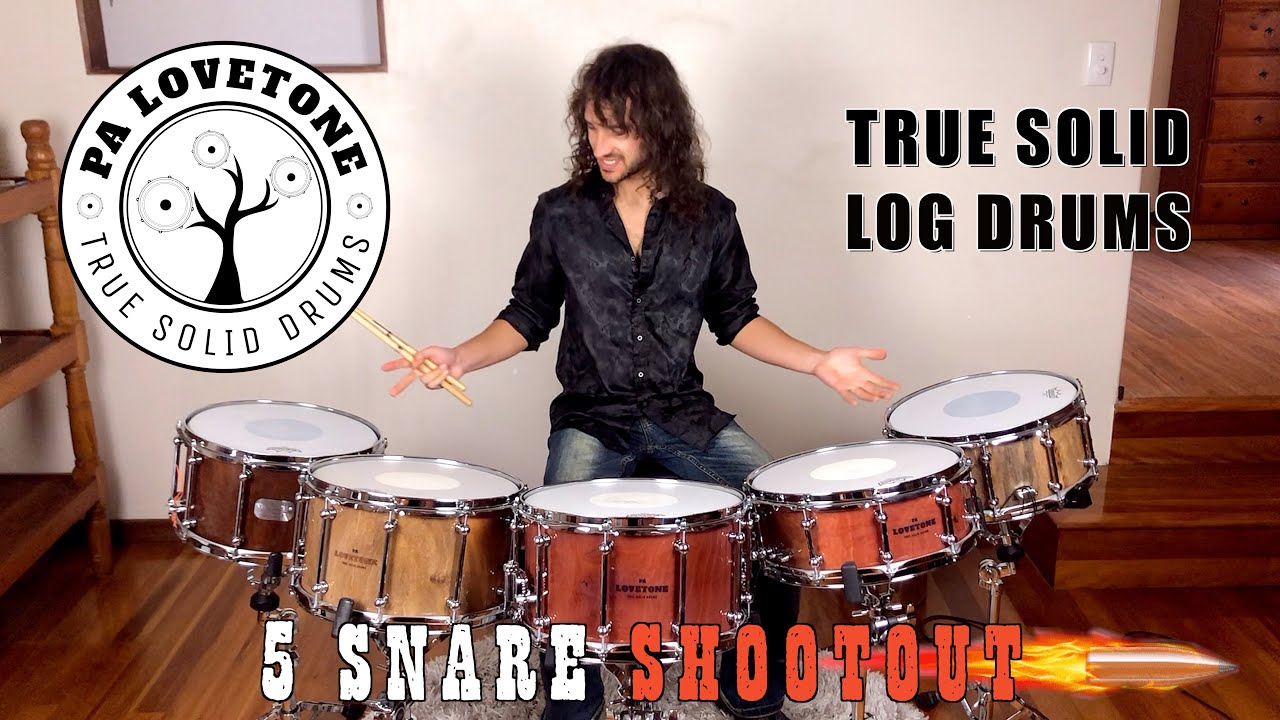 PA Lovetone True Solid 5 Snare Drum Shootout