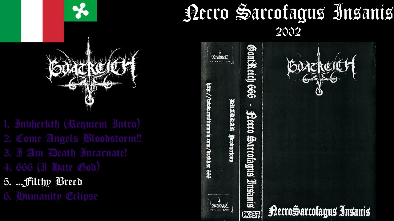 Goatreich 666 – Necro Sarcofagus Insanis (2002) (Black Metal Italy) [Full Demo]