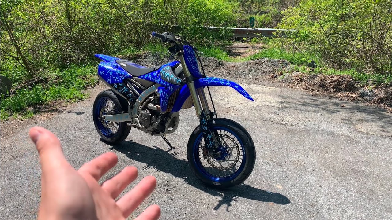 I Built a Supermoto! (YZ450F Walk Around)