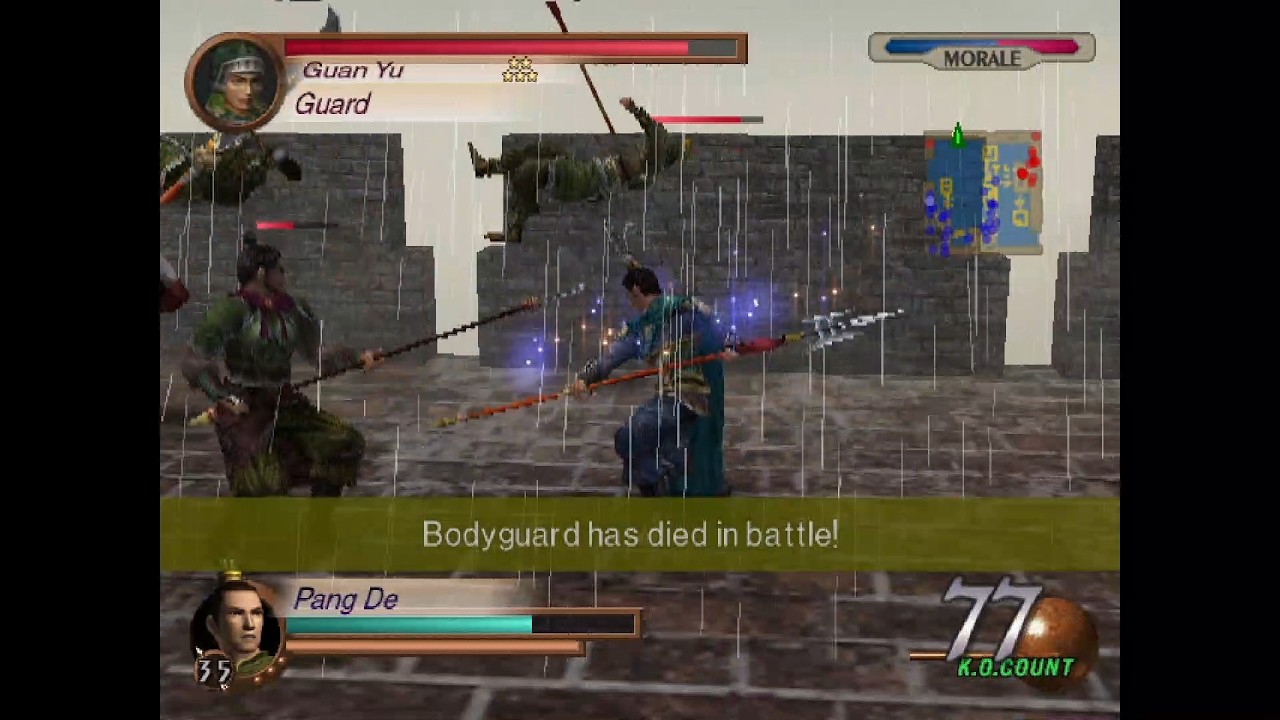 Dynasty Warriors 3 Mod - NPC Pang De Gameplay
