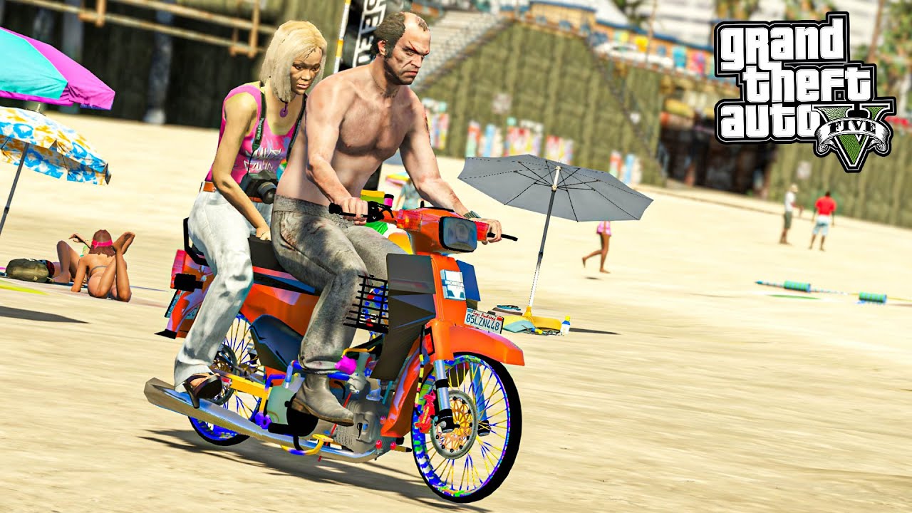 ถึงจะเก่าแต่เก๋านะครับ Honda C70 ช่างอั๋นโมดิฟาย | GTA V Mod