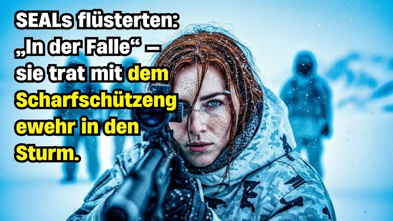 SEALs flüsterten: „In der Falle“ — sie trat mit dem Scharfschützengewehr in den Sturm.